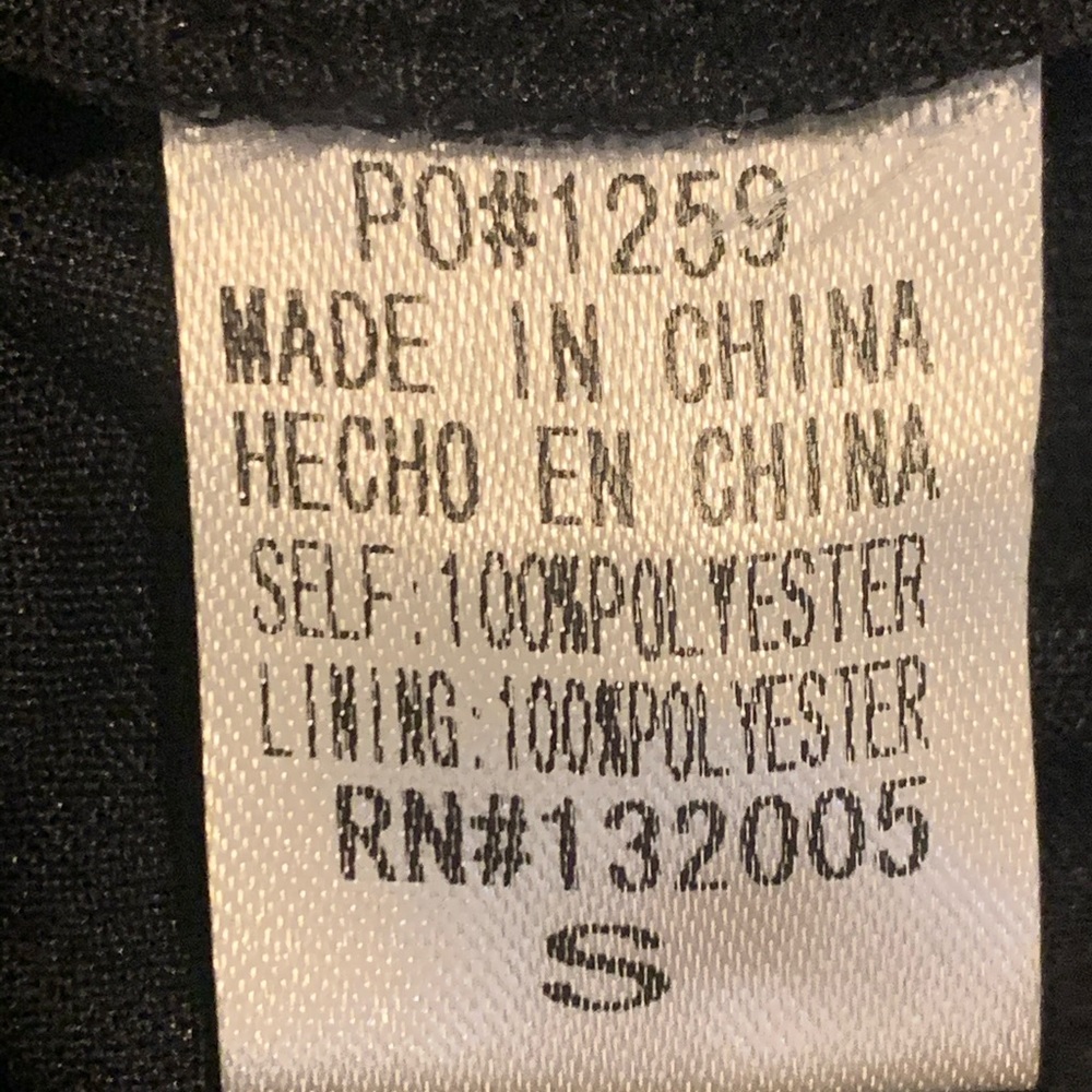 Entro Black Embroider Dress Short Romper sz Small - Picture 7 of 7